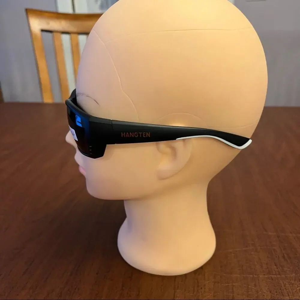 Hang Ten Rectangle Sunglasses Black